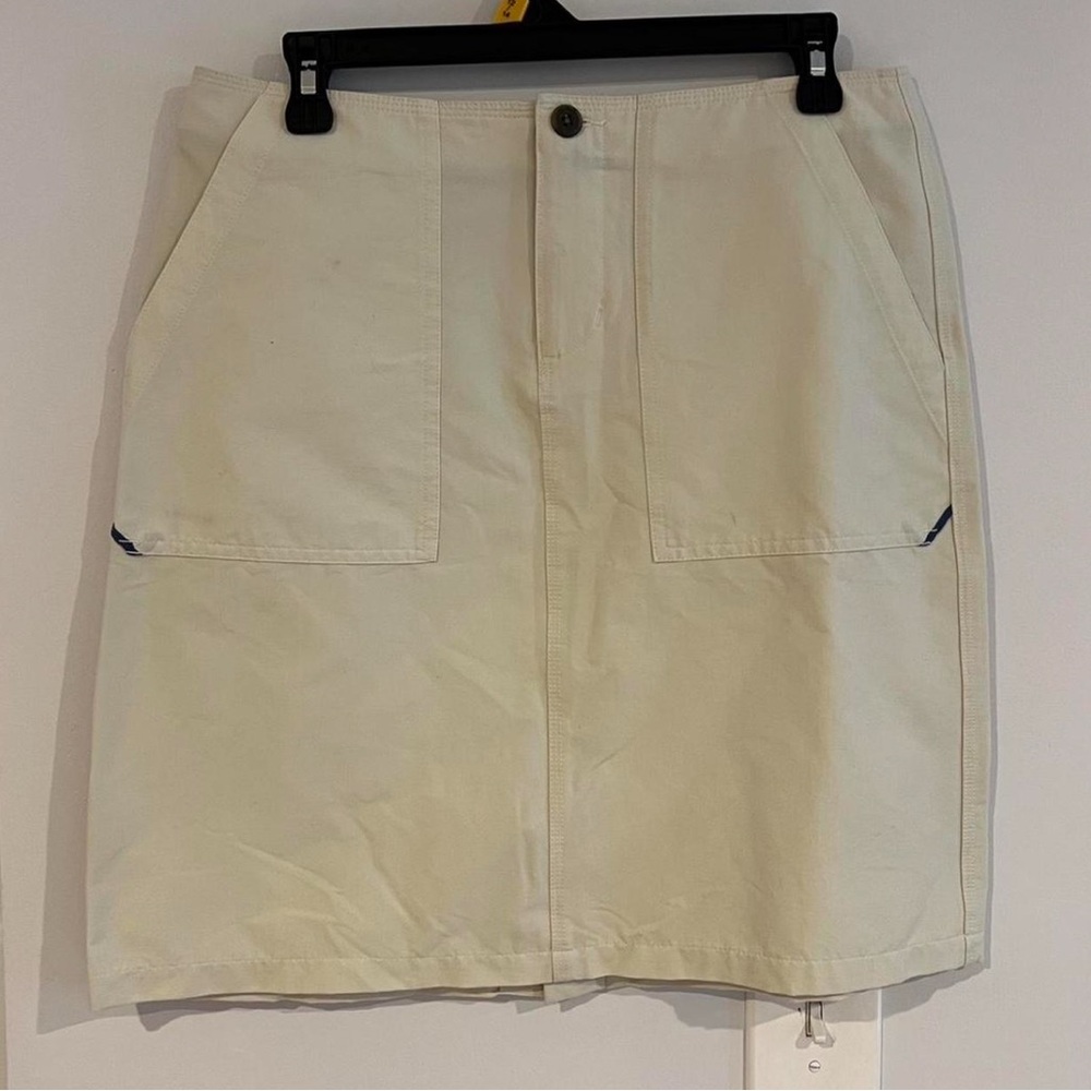 Horny Toad Cream Mini Short Skirt with pockets